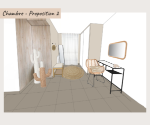 Appartement_location_Aménagement_Décoration_Proposition-Chambre2-2_Camille-Gomez_Marseillan