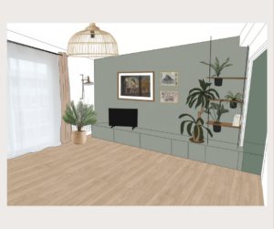 Coaching-Décoration-Appartement-Montpellier_Croquis-Salon_Camille-Gomez-Décoratrice-Intérieur