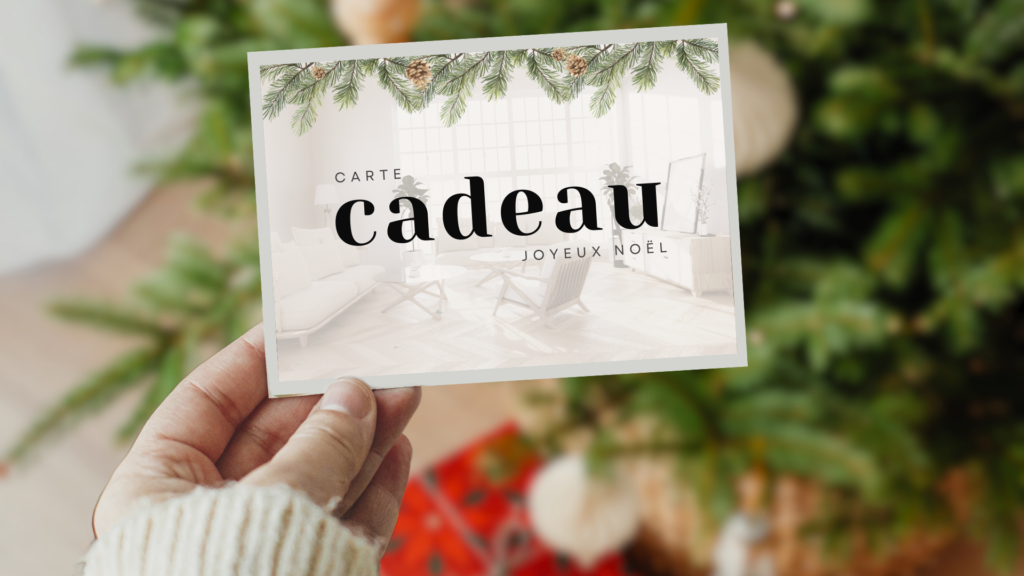 carte cadeau pour offrir à noel - Rendez-vous Conseils de 2 heures à domicile dans l'Hérault et le Gard