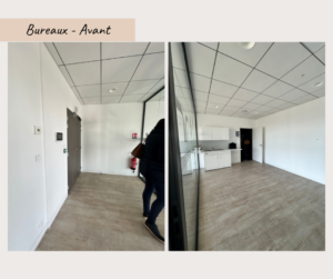 Bureaux avant travaux - Projet Loutre - Coaching Décoration