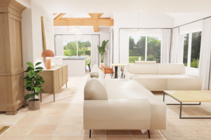 Projet_Plantier_Plan_3D_Séjour_Camille-Gomez_Décoration-d-intérieur_Montpellier